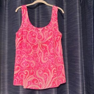 NWT Lilly Pulitzer Cosmos silk top Size La…